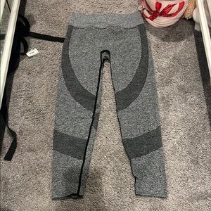 Pink Gray Leggings